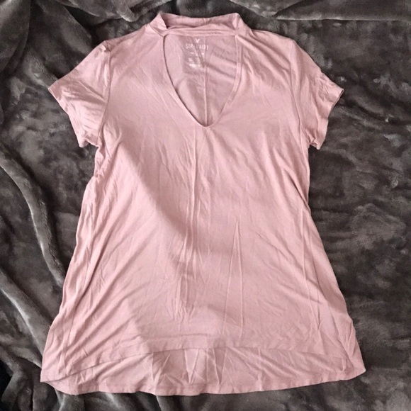 Mauve American Eagle T-shirt - Picture 1 of 2